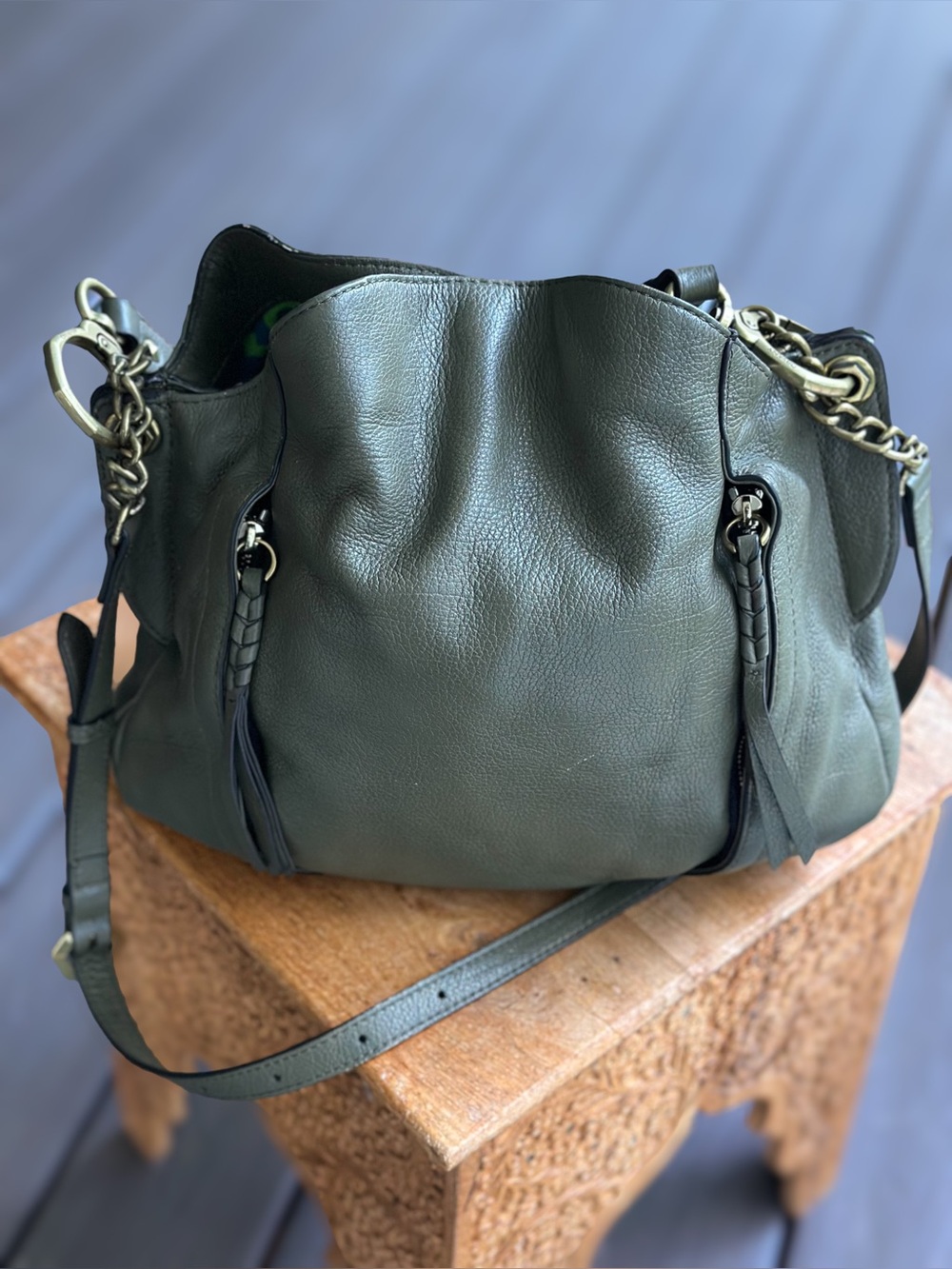 orYANY Italian Leather Hobo Bag